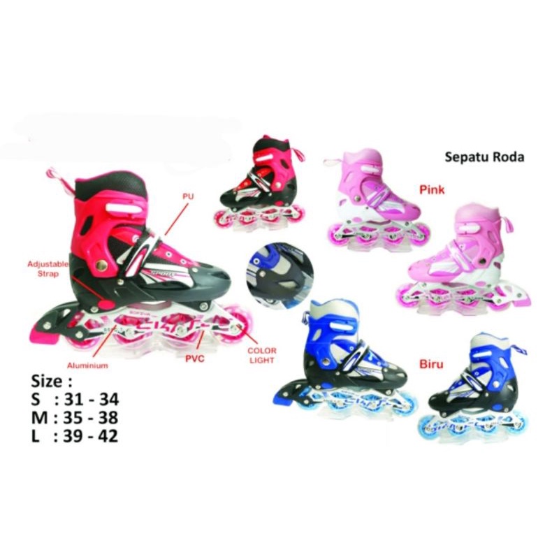 Promo Sepatu Roda Anak sepatu roda Bajaj Free Baut dan Kunci L/inline shoes/