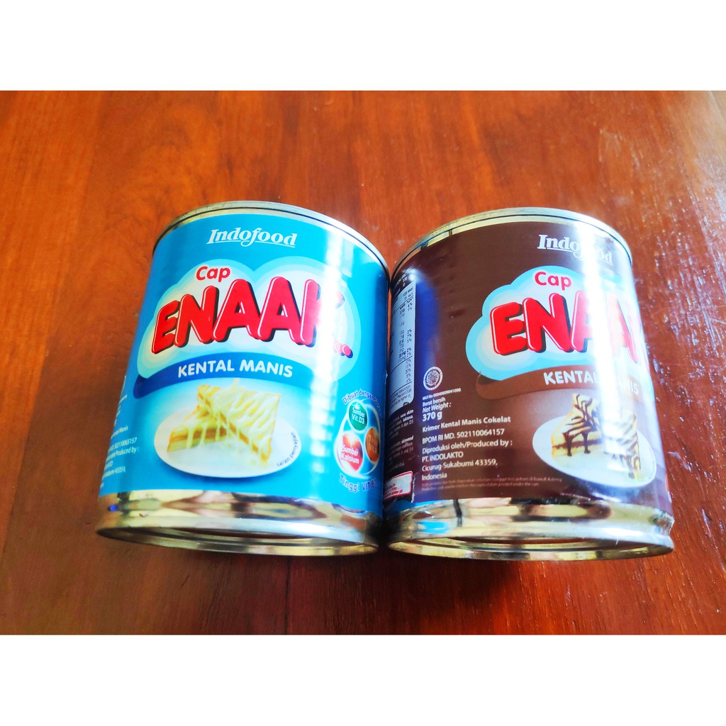 1 Kaleng Susu Kental Manis Cap Enak 370 Gr Shopee Indonesia