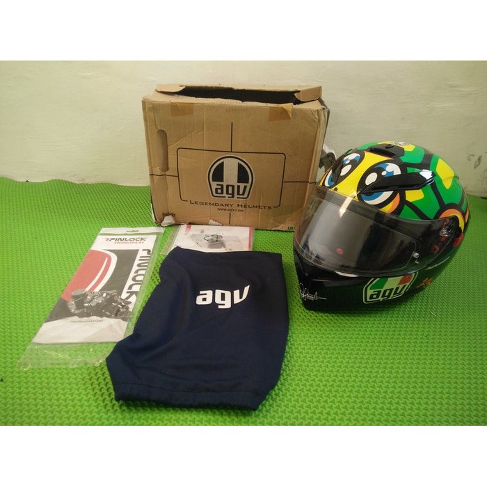 Helmet AGV K3SV Tartaruga Rossi Helm Double D Ring Full Face Asian Fit