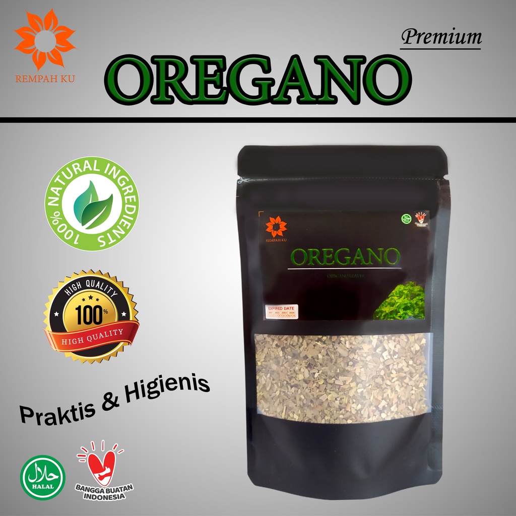 

Oregano kering 20gr Murni Alami