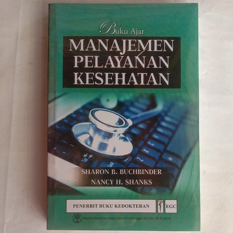 Jual Buku Ajar Manajemen Pelayanan Kesehatan. | Shopee Indonesia