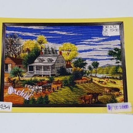 [KODE PRODUK SNNQT7997] KRISTIK KRUISTIK SULAM 1 SET CROSS STITCH ORCHID OR 431 433 434 435 437