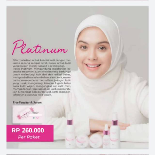 Marwah platinum/untuk kulit normal kering/cream wajah/skincare/perawatan wajah