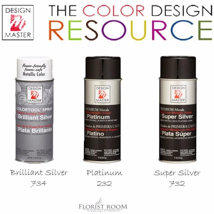 Design Master Lsilver - Pewarna Bunga - Pilox Bunga - Rose Silver