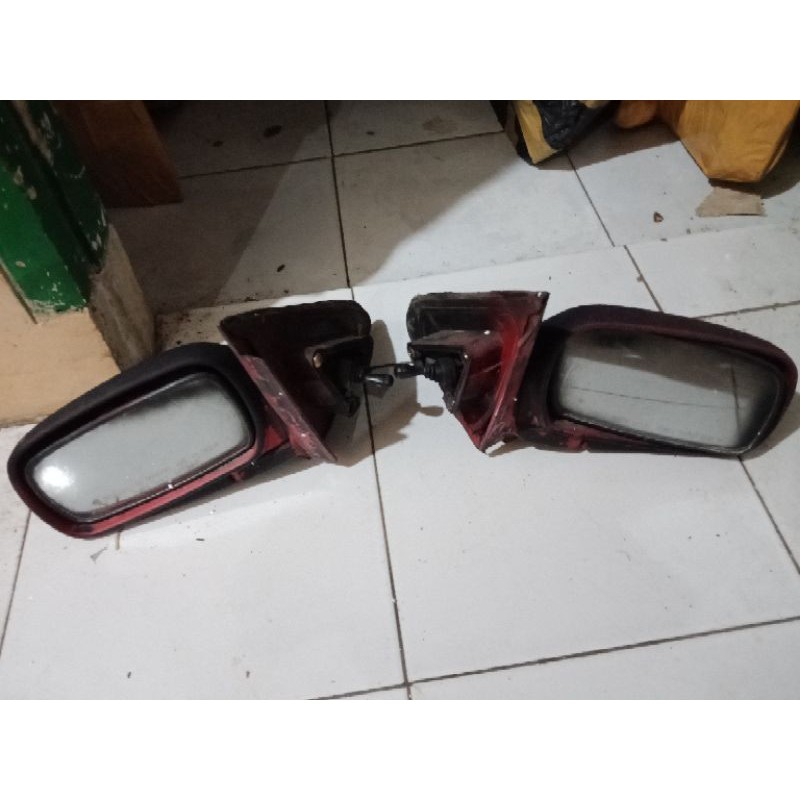 Kaca Spion Manual, talang air, pelipit dalam depan kiri kanan, batang wifer Mobil Timor