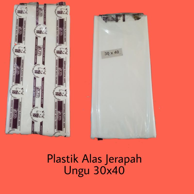 Plastik PE Alas Plastik Jerapah Ungu / Plastik Samir 30x40