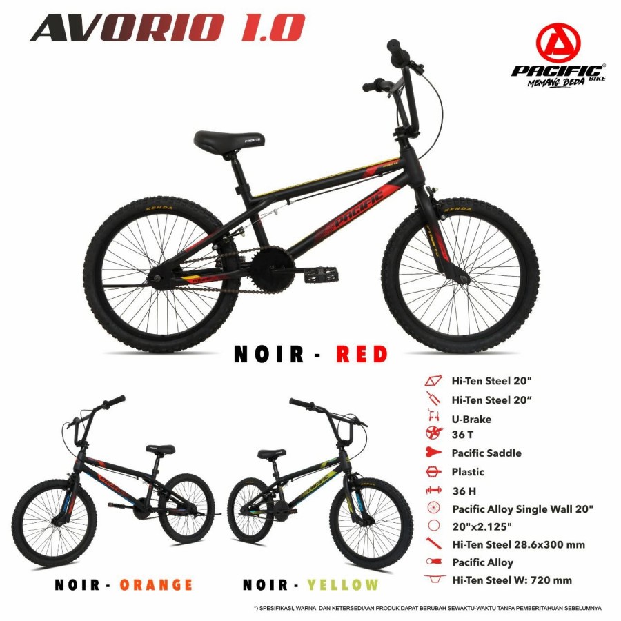 Sepeda Bmx 20 Pasific Exotic Avorio 1.0