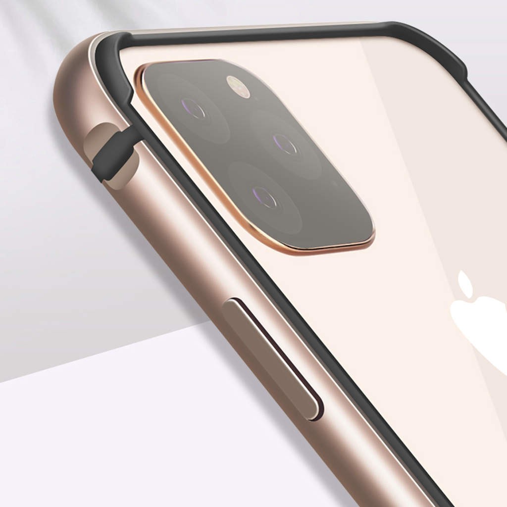 Soft Case Bumper Bahan Metal Aluminum Untuk iPhone 11 Pro Max XR X XS Max 7 8 Plus SE 2020 2022 11