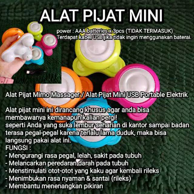 Alat pijat mini / ALAT PIJAT MIMO / ALAT PIJAT GETAR