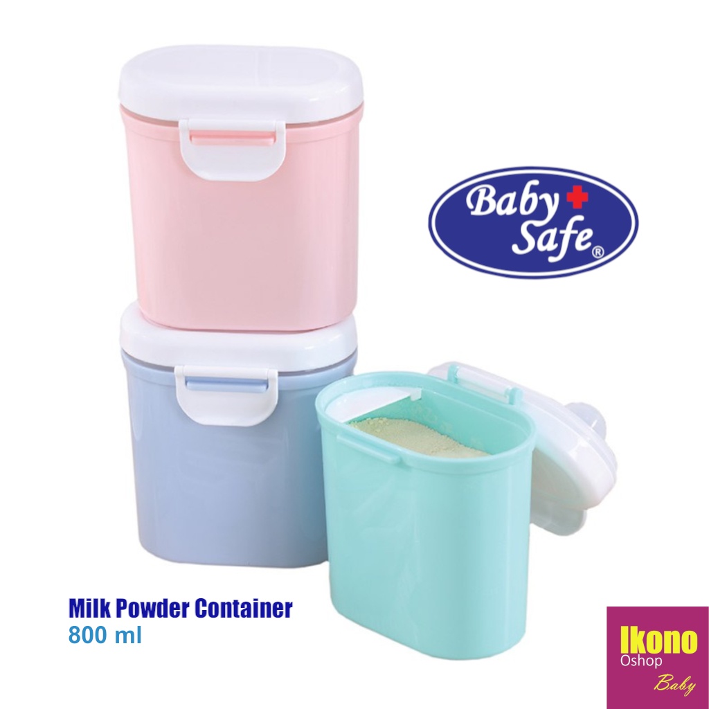 Baby Safe Milk Powder Container 800 ml Tempat Susu Bubuk Bayi Ikono