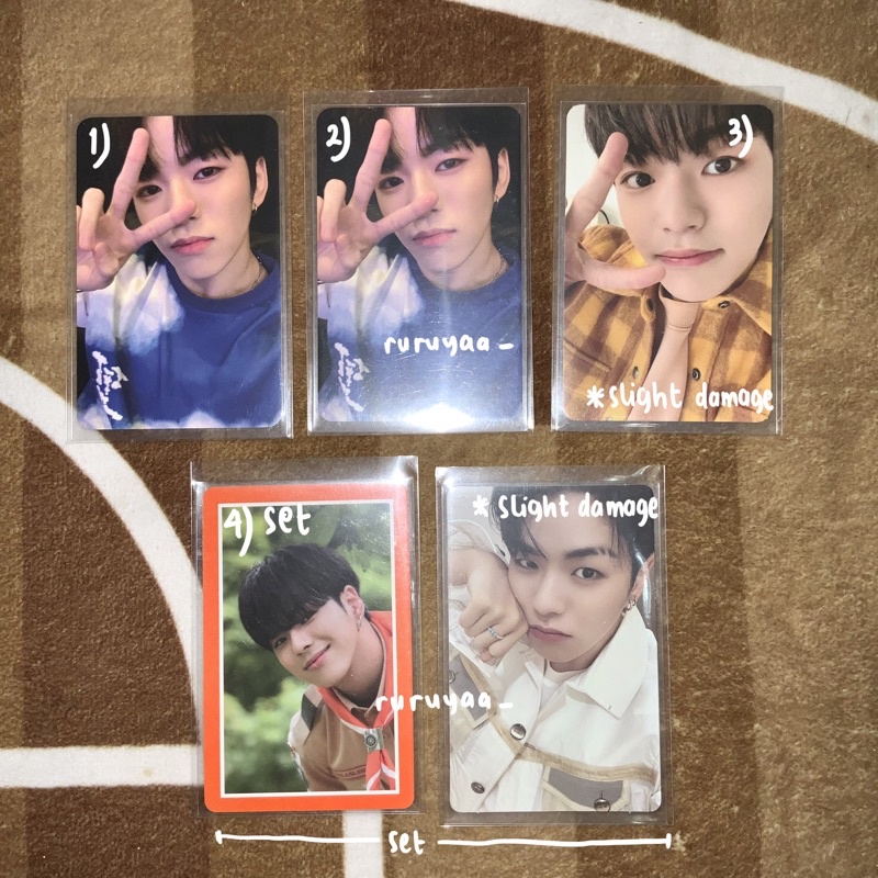 PHOTOCARD TREASURE OFFICIAL JAEHYUK  KTOWN PERSIB PEACE SUMMERCAMP BOBA JIKJIN FA MEONG DIGIPACK WEV