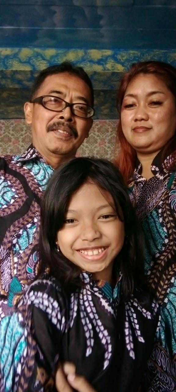 Batik Couple Keluarga Sania Ruffle Ori Ndoro Jowi Dnt Motif Madu Termurah Di Shopee