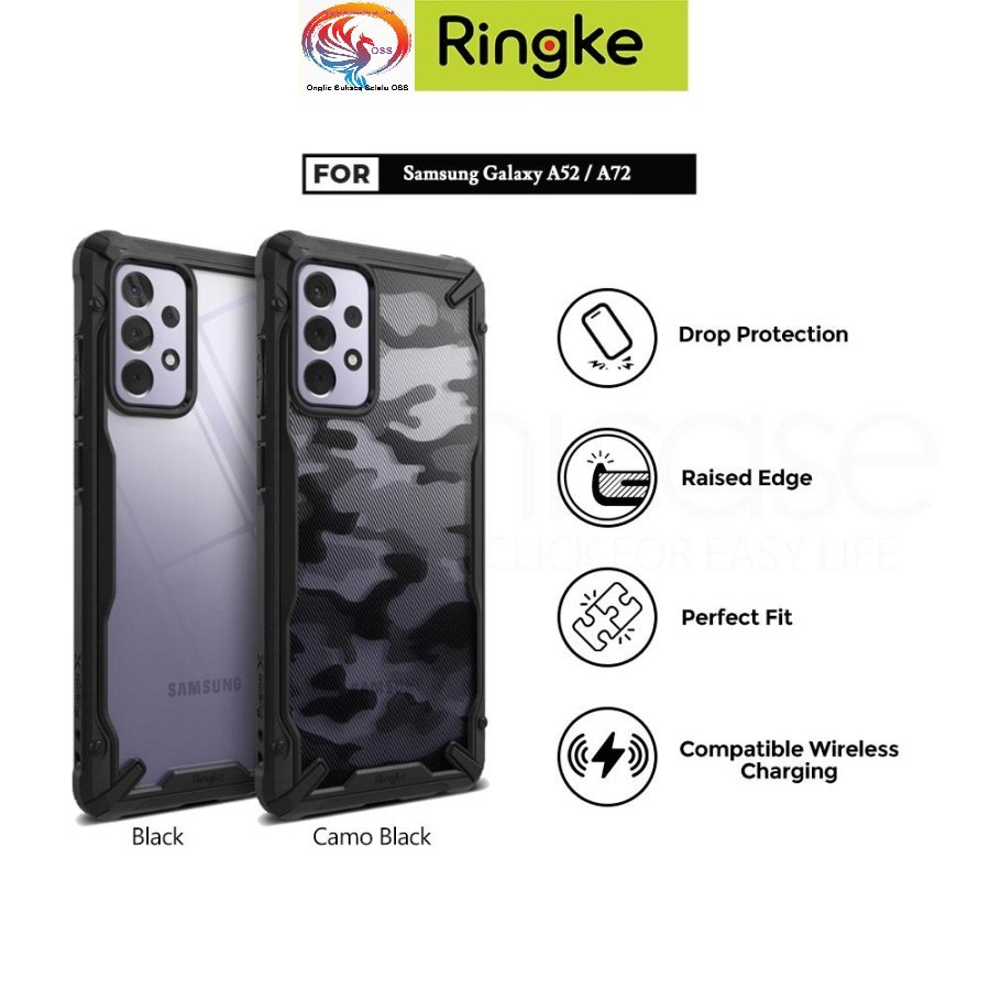 Case Samsung Galaxy A52s A72 A52 A32 5G RINGKE Fusion X Softcase Casing ORIGINAL