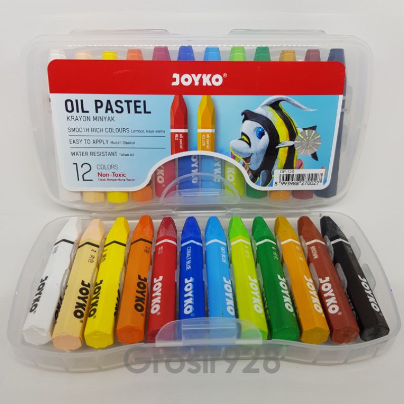 

Oil Pastel / Crayon / Krayon Minyak Joyko 12 warna