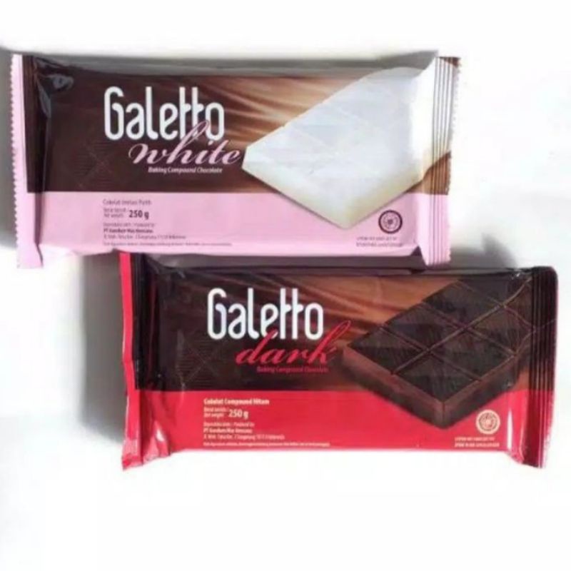 

Galetto dark & white chocolate 250 gr