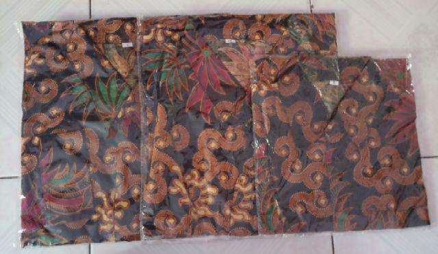 Batik Couple Keluarga Sania Ruffle Ori Ndoro Jowi Dnt Motif Sekar