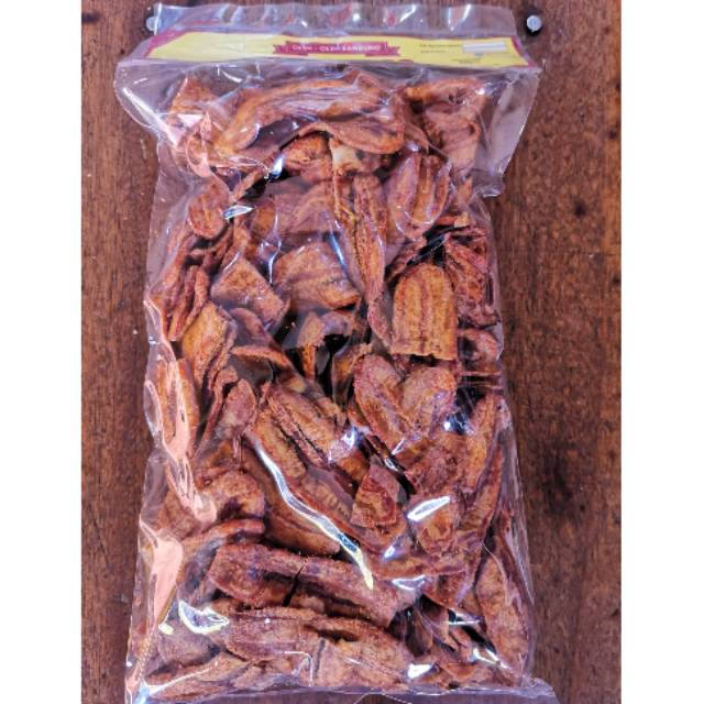 Kripik pisang coklat/kripik sale coklat