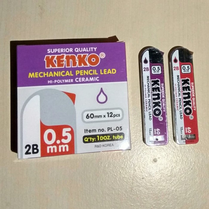 

Segera Miliki Pencil Lead 2B Kenko (Isi Pensil Mekanik 2B Kenko) 1 Lusin Hot Sale