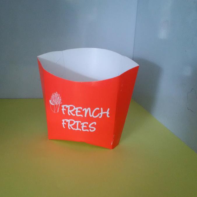 

DISKON 40% Box French Fries Kecil / Dus French Fries Kecil / Dus Kentang Goreng Good Quality