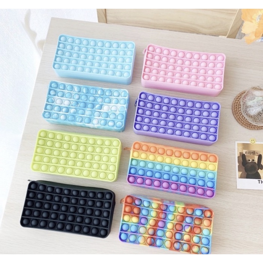 

(TERMURAH) KOTAK HP POP IT / CASING HP POP IT / Tempat Pensil Pop It