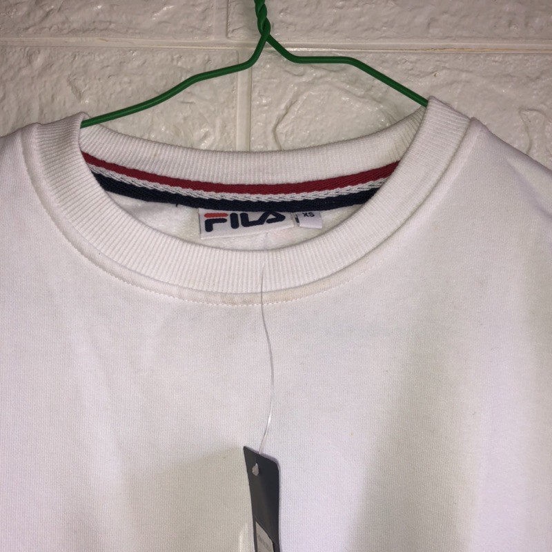 Crewneck Classic Fila White