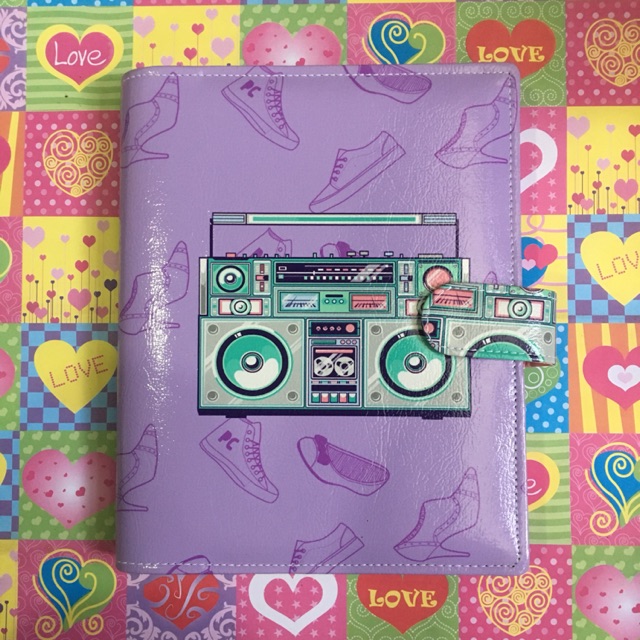 

Binder printing radio ungu