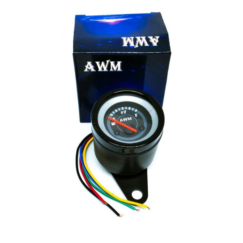 Speedometer Amper bensin led jarum / Fuel Meter bensin analog led 12 volt universal motor