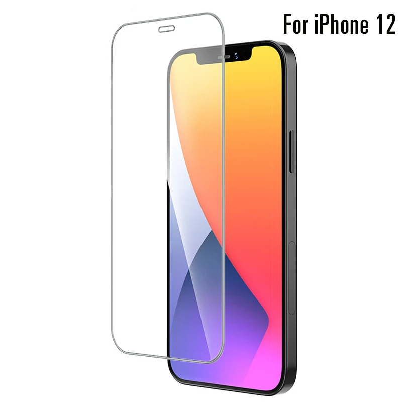 Pelindung Layar Tempered Glass Hd Transparan Untuk Iphone 12 / 12 Pro Max