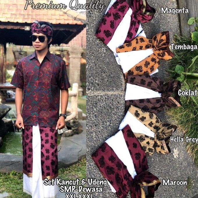 Dijual Setelan Set Pakaian Adat Bali Pria Sudah Jadi Tbk