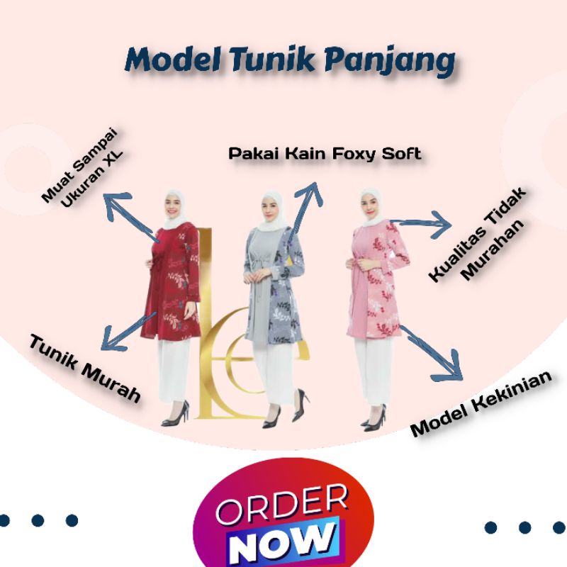 Model Tunik Panjang