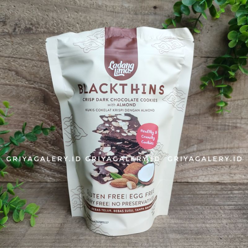 

Ladang Lima BLACKTHINS Cookies 100g Gluten Free Egg Free
