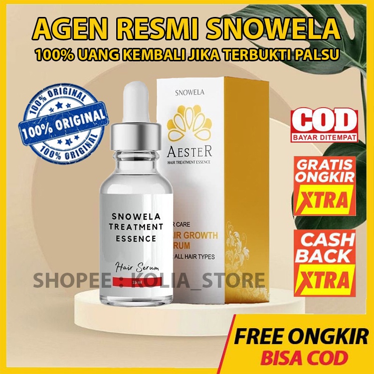 SNOWELA SERUM PENUMBUH RAMBUT SNOWELA SERUM PENYUBUR RAMBUT SNOWELA HAIR SERUM TREATMENT ESSENCE