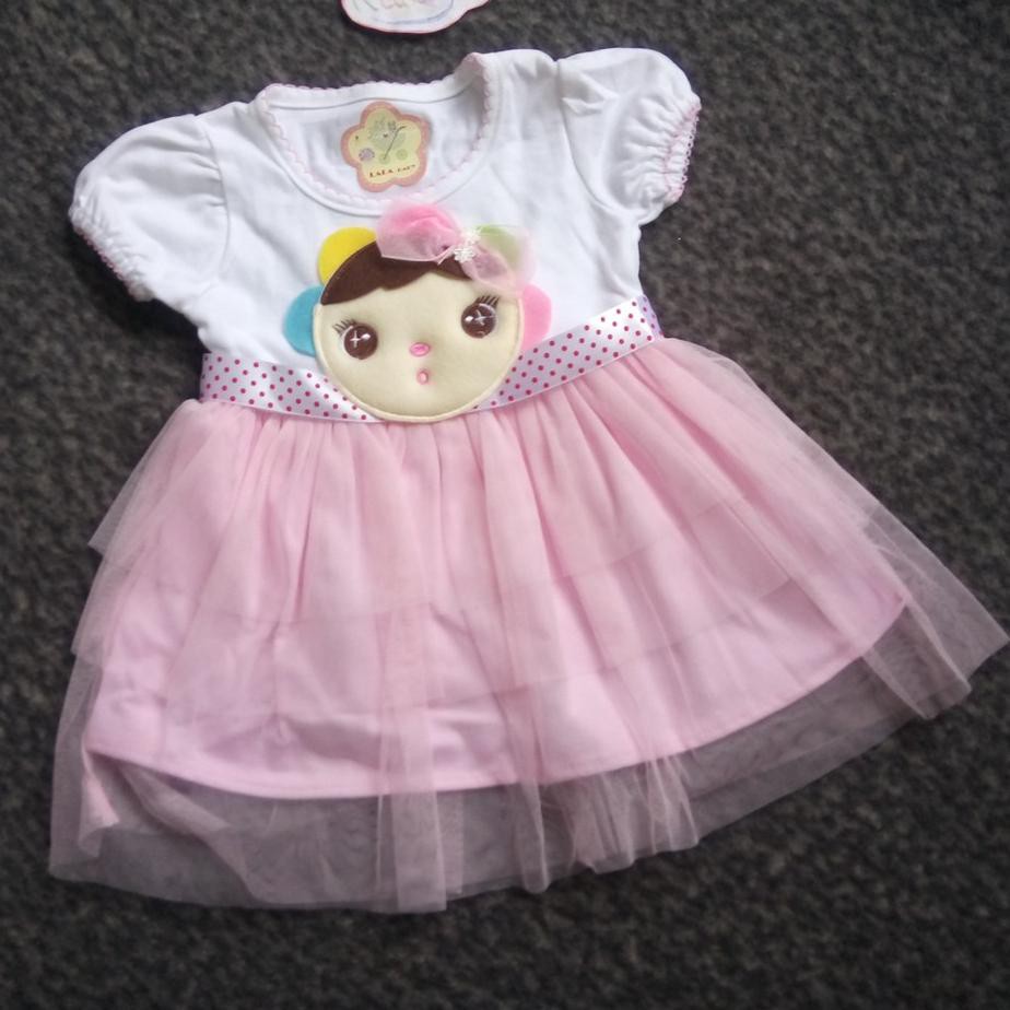 Ke311 Ds05 Dress Rok Bayi Lala Baby Marsha Lucu 0 6 Bulan