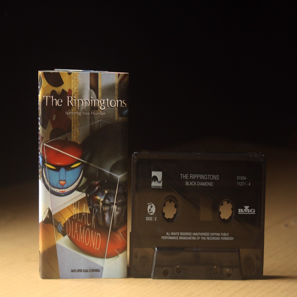 kaset pita jazz the rippingtons - black diamond