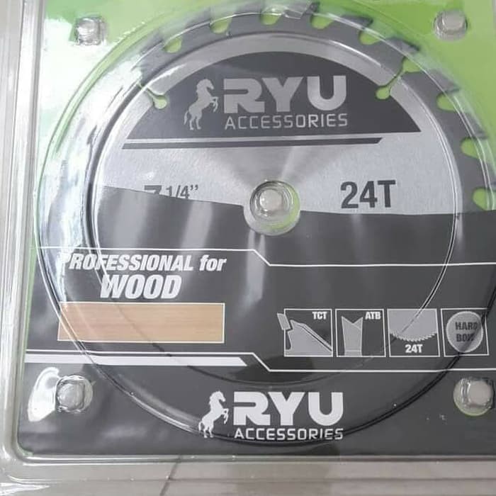 RYU CIRCULAR SAW PISAU POTONG KAYU 7 1/4.180mm.24PT