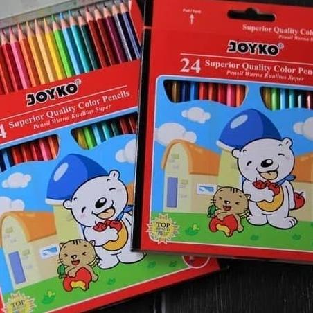 

gunturputra39 Pensil warna 24 warna joyko (panjang TERLARIS TERPERCAYA ORIGINAL