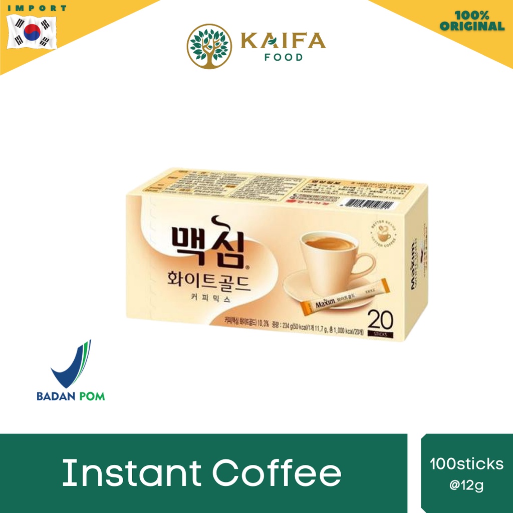 

MAXIM COFFEE WHITE GOLD MIX
