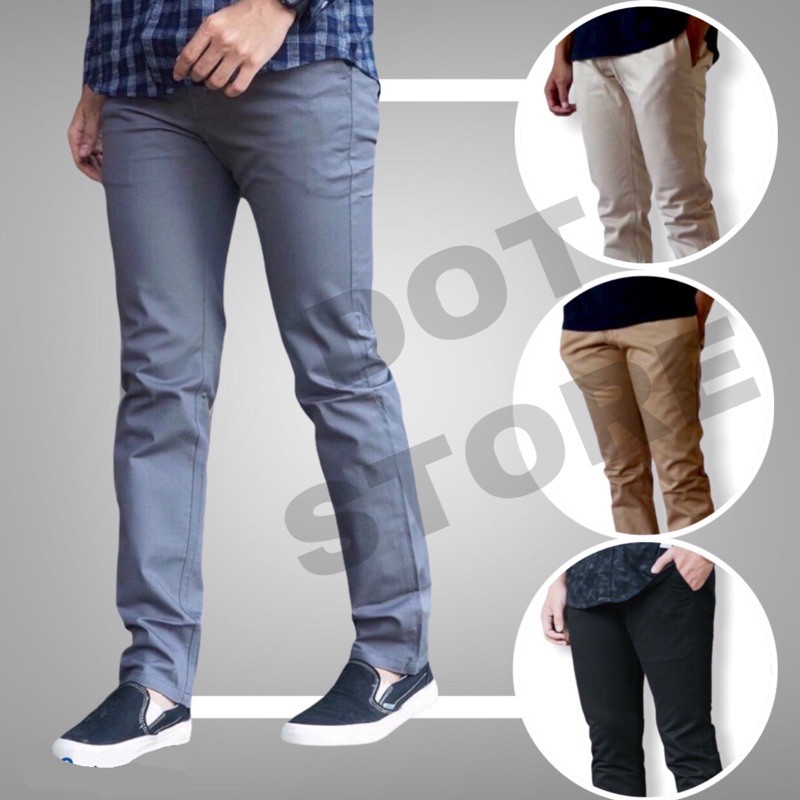  Celana  Chino Panjang Pria  Original  Sano Shopee Indonesia