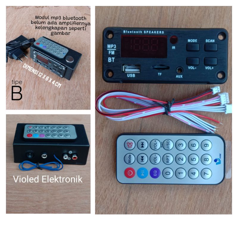 kit modul mp3 bluetooth besar