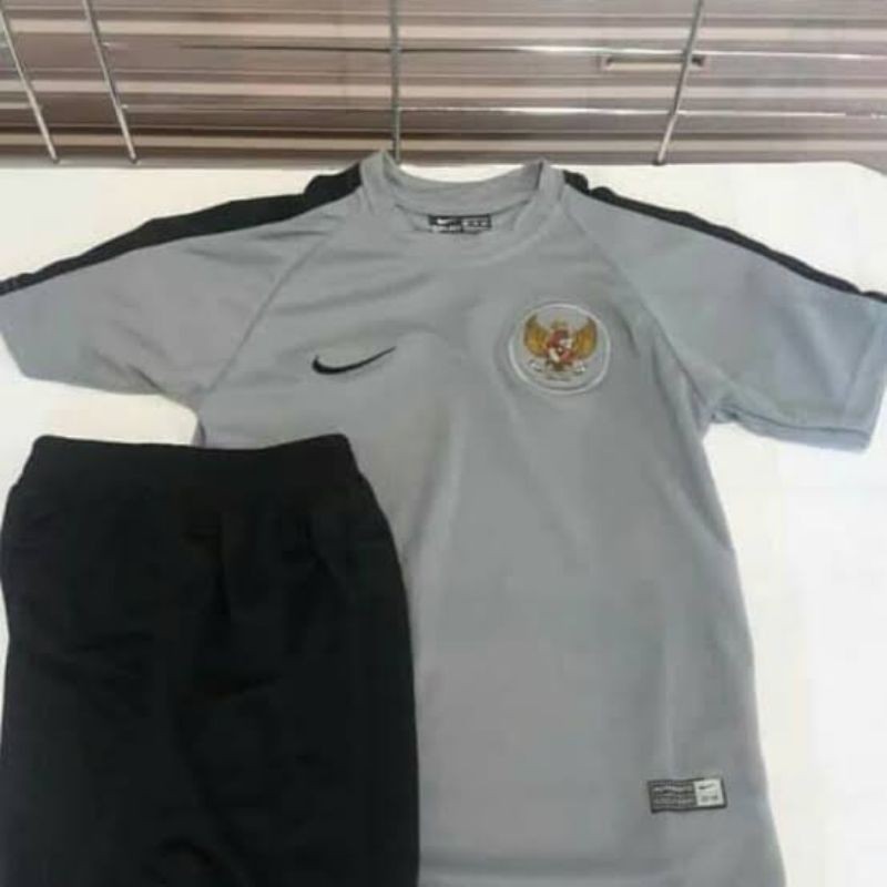 JERSEY BOLA BAJU KIDS ANAK KIPER GK TIMNAS INDONESIA ABU MISTY 2020-2021 GRADE ORI