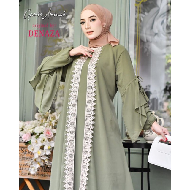 FASHION MUSLIM//GAMIS AMINAH//By DENAZA