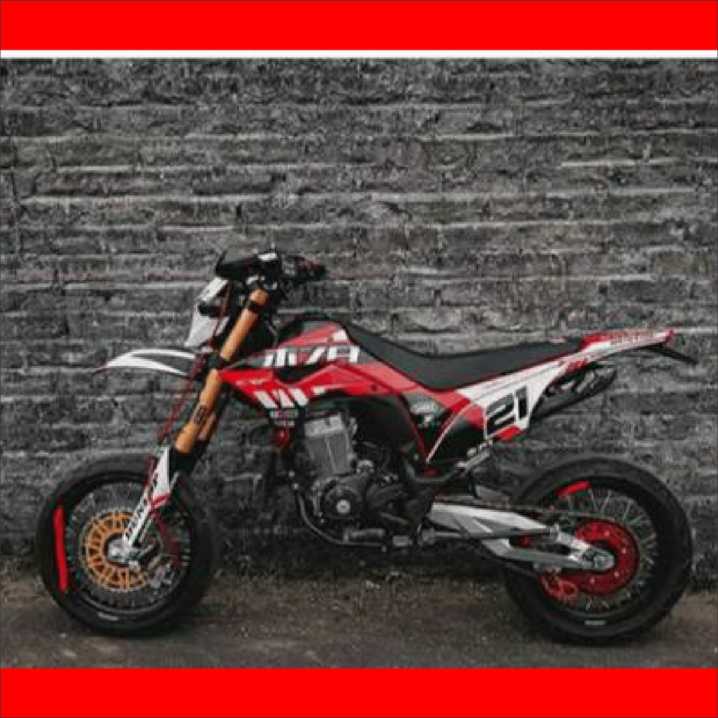 Decal Sticker CRF 150 L Sticker Fullbody-Dekal stiker CRF 150 L Custom Desain- Gpc