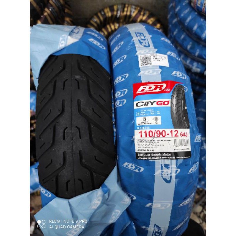 BAN TUBLES MATIC FDR CITY GO 110/90-12 HONDA NEW SCOOPY,BAN BARU 100% ORIGINAL,FREE PENTIL