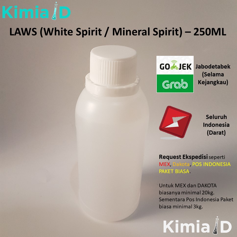 LAWS - 250 ML - White Spirit - Mineral Spirit - Thinner - Solvent - SMT - Thinner Cat