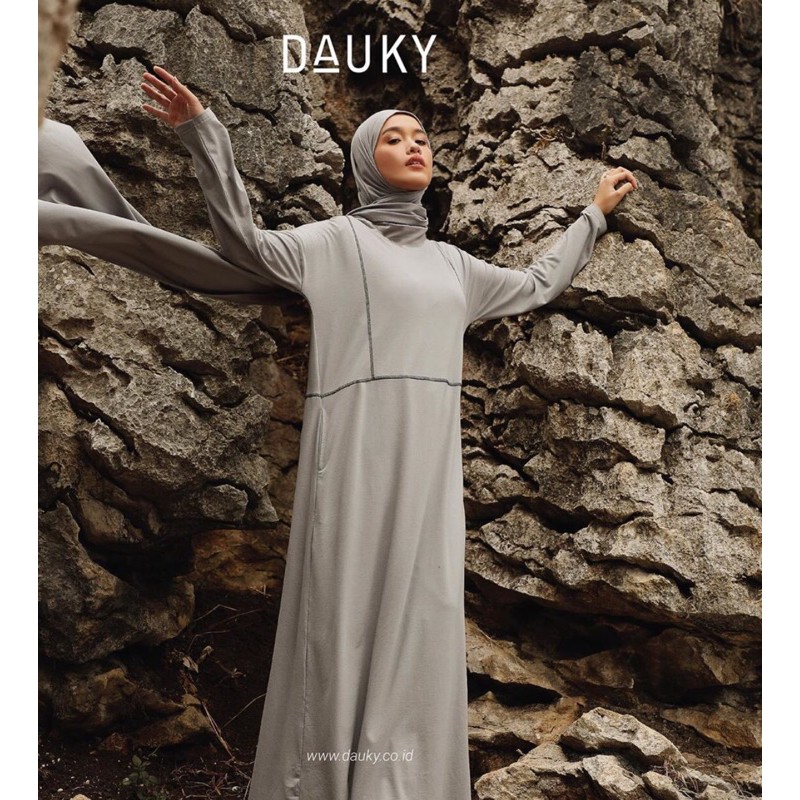 Gamis Dauky L Dress Detra ORI Diskon