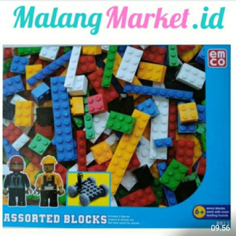 Emco Assorted Block 8813 Mainan balok susun mainan block mainan anak mainan edukasi brix