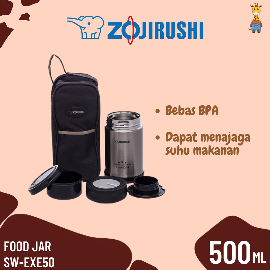 Zojirushi Food Jar 500ml SWEXE50 - Food Jar Termos Makanan