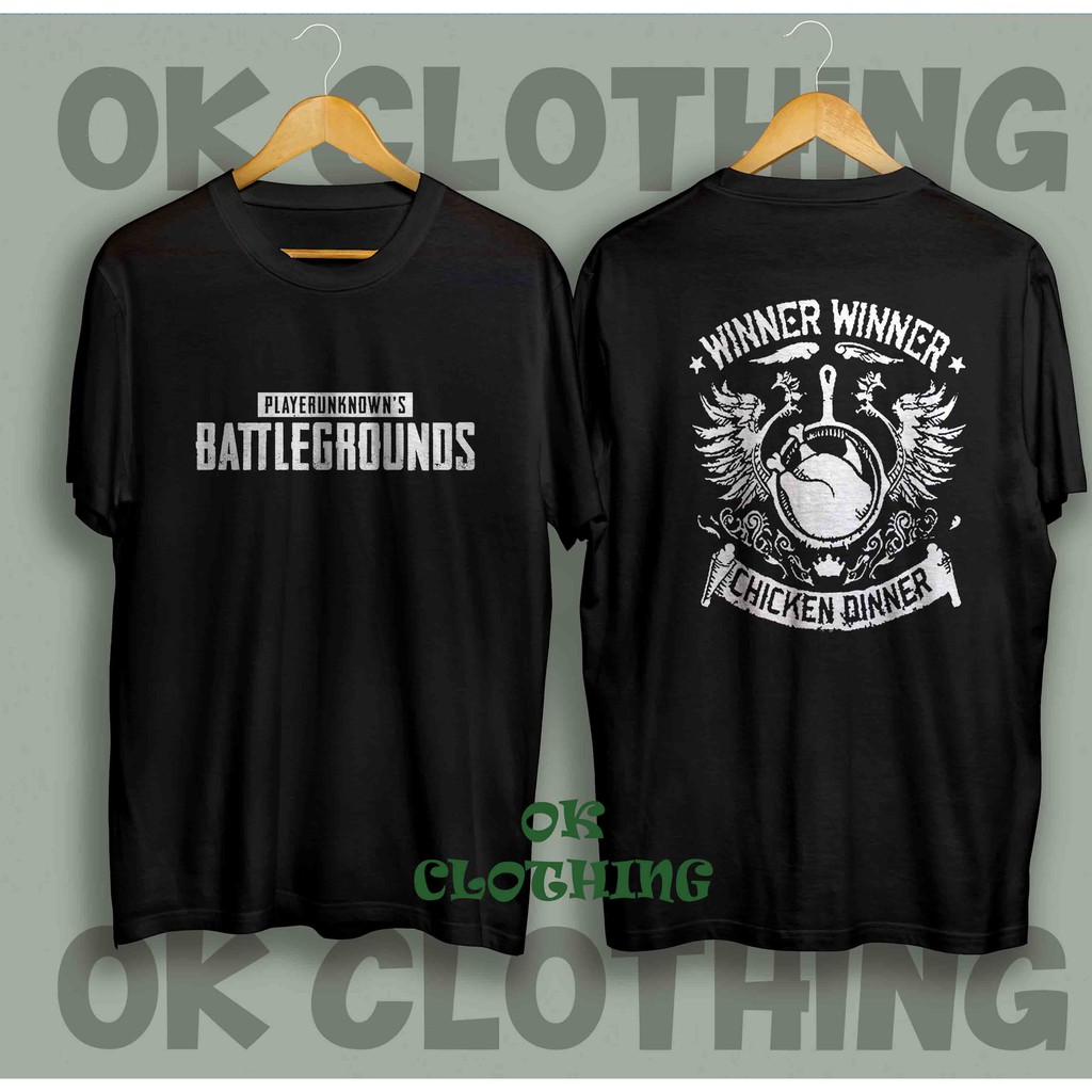 Kaos Baju PUBG Winner Winner Chicken Dinner Shopee Indonesia