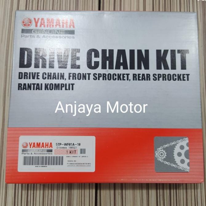 Girset gear set rantai jupiter Z burhan jupiter z lama original Yamaha ANJAAYYY42 Juara