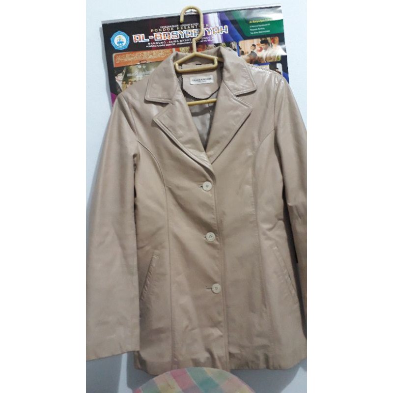 jaket kulit preloved
